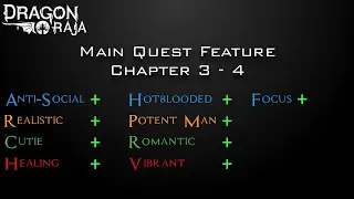 Dragon Raja | Feature : Build Character Personality | Main Quest Chapter 3 - 4