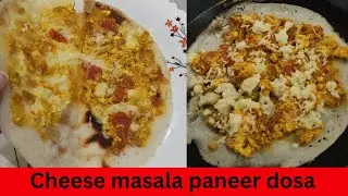 Cheese masala paneer dosa recipe 