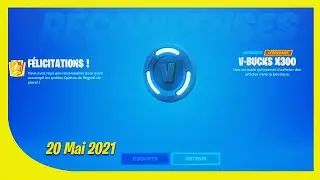 BOUTIQUE FORTNITE du 20 Mai 2021 ! ITEM SHOP May 20 2021 !