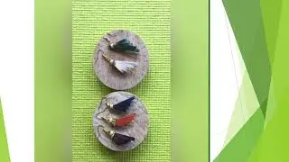 Quilling Fan Earrings for Beginners. No Quilling tools required. Easy making and Elegant look.