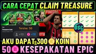 CARA CEPAT MENYELESAIKAN MISI TREASURE LINK ! AKU DAPAT 300 KOIN & EPIC GRATIS EFOOTBALL 2026 MOBILE