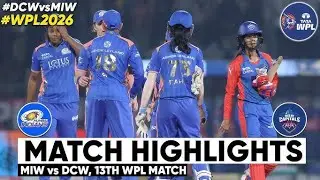 MI W vs DC W Match Full Highlights | DC W vs MI W Highlights 2026 