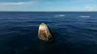 SPLASHDOWN: NASA astronauts Butch Wilmore and Suni Wilimore ret