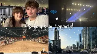48 hours in toronto ! (addison rae concert, medieval times)