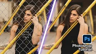 Remove Fence with 3 Simple Steps in Photoshop