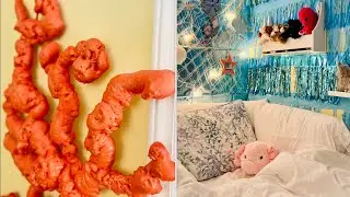 An under the sea bedroom for the girls!