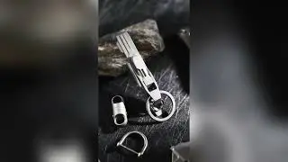 Titanium Double-Breasted Ring Creative Belt Clip &ndash; Ultimate EDC Multi-Tool