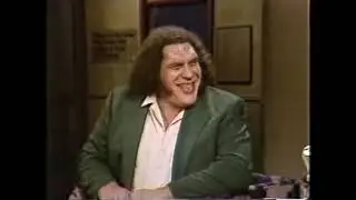 Andr&eacute; the Giant&rsquo;s Legendary Interview on David Letterman&rsquo;s Late Night
