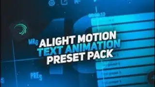 Alight Motion Text Animation Pack / Free pack / Aesthetic Text Animation/ Alight motion/Free preset