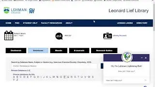 Using Lehman Libraries Website to Search for Peer-Reviewed Journal Articles