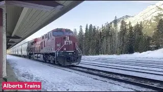 Freight Trains In Alberta, Canada (Banff, Edmonton, Calgary)
