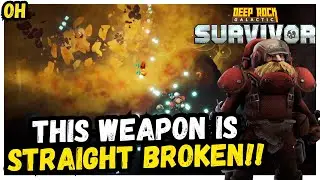 The Most BROKEN Weapon In The Game!! Deep Rock Galactic Survivor!