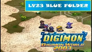 Digimon World 2003 Card Battle - LV23 Blue Folder