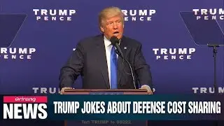 Trump jokes about how easy it was to get defense costs from S. Korea during fundraising event