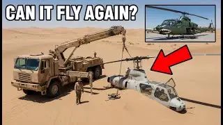 DESERT SNAKE: Excavating a Buried AH-1 Cobra Attack Helicopter from Sand Dunes