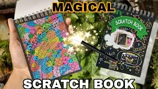 Magical Drawing Book 🪄 Mandala art on Magical Colourful Book | Tutorial Scratch book