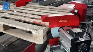 ZZCHRYSO Wood Pallet Block Nailing Machine Testing Video For Czech Republic Customer