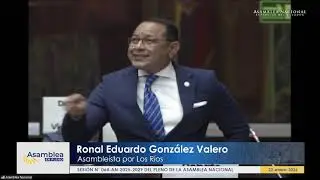 Asambleísta Ronal González - Sesión 064