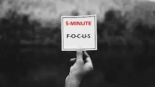 5-Minute Focus - Friday, January 9th, 2026