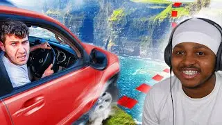 I Crossed America In A Perfectly Straight Line [AIRRACK REACTION] - Montell Reacts