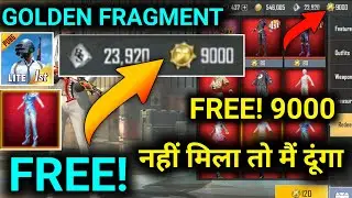 Golden Fragment In Pubg Mobile Lite | Pubg Lite Gold Coins Kaise Le | Gamax Biru 47