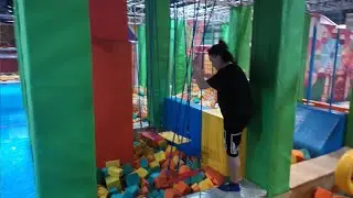 custom made Up and down Floating bridge for beginner training,Ninja Course China supplier #Shorts