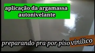 como aplicar argamassa autonivelante com o rodo