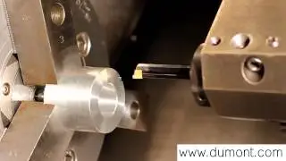 duMONT Tooling System External Toothing without Relief Groove on CNC Lathe
