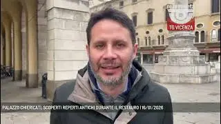 PALAZZO CHIERICATI, SCOPERTI REPERTI ANTICHI DURANTE IL RESTAURO | 16/01/2026