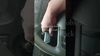 How to drive Volvo automatic truck