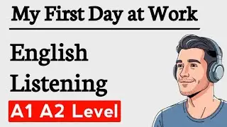 My First Day at Work | English Listening Practice | A1 A2 Level