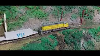 Teste de tra&ccedil;&atilde;o da SD40 da UP ! 