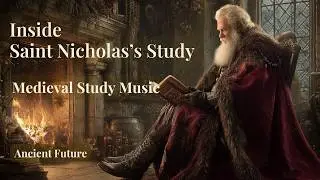 Inside Saint Nicholas’s Study — Quiet Medieval Study Music & Winter Candlelight