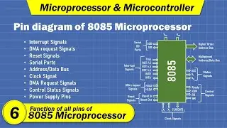 Function of all pins of 8085 Microprocessor |Pin Diagram of 8085|Microprocessor & Microcontroller