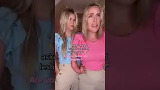 Things we get asked as a married lesbian couple 🏳️&zwj;🌈 #coupleshorts #wlw #lgbt #couplecomedy #lgbtq
