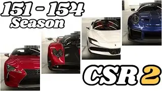 CSR2 Season 151&mdash;154 CARS