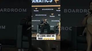 Kevin Durant found out he was traded LIVE on stage 😳
