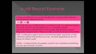 Statutory and Regulatory Requirements - Expectations in an ISO 9001 QMS Audit