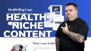 Health Niche Content - Copywriting for the Health Niche