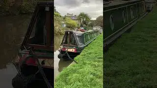 Narrowboat moored up on the towpath at Bath Spa on the Kennet and Avon canal #canal #history