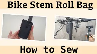 Sew a Bike Stem Roll Bag Small Size for Power Bank