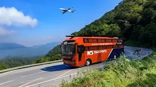 Veera Bus Hill Road Driving 🚌 | Euro Truck Simulator 2