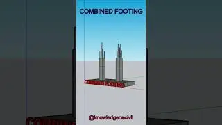 Combined footing #youtubeshorts #shorts #subscribe #footing #civilengineering
