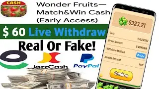 Wonder Fruits legit or fake &bull; My honest review Wonder Fruits&mdash; Match&Win Cash (Early Access)