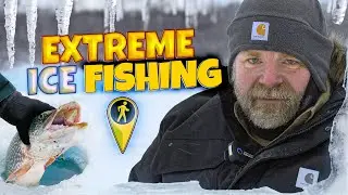 Into the Wild: Extreme Ice Fishing near the Canadian Border | On Location - Ep. 202 Hooked!