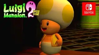 Nintendo Switch Luigi Mansion 2 HD Rescue Yellow Toad assistance Gameplay Walkthrough Part 17