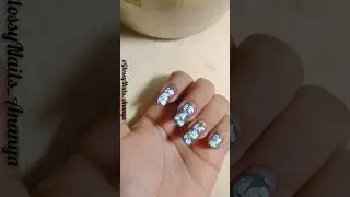 New nail art design with Durga puja special 💅 #nailart #nails #trending