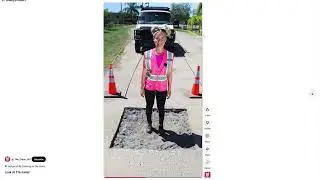 Clean girl Clean a pot hole💔