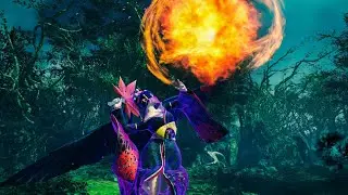 Nioh 2 - Vs. Ancient Nyotengu depths |Stone +9 no kodama buffs and no elixirs| Hatchets