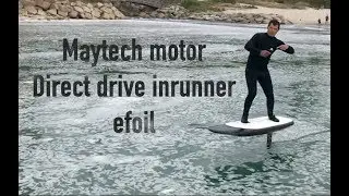 Maytech Efoil motor 65162  Direct Drive First test 120mm prop